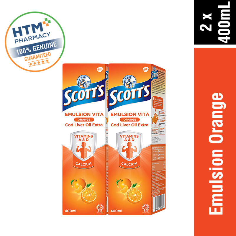 Scott's Emulsion Orange 400ml x 2