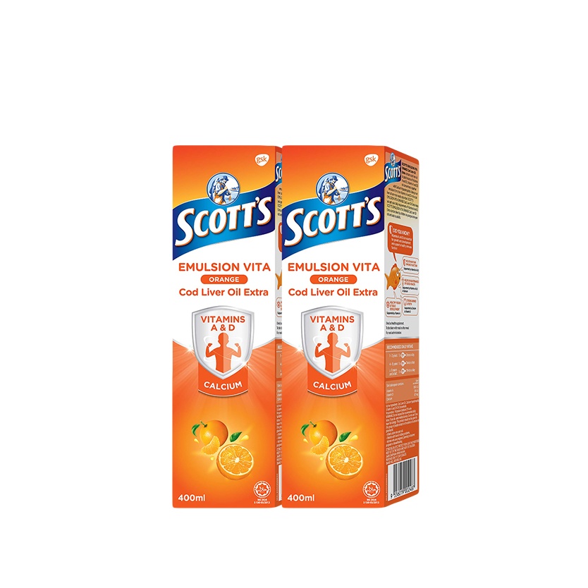 Scott's Emulsion Orange 400ml x 2