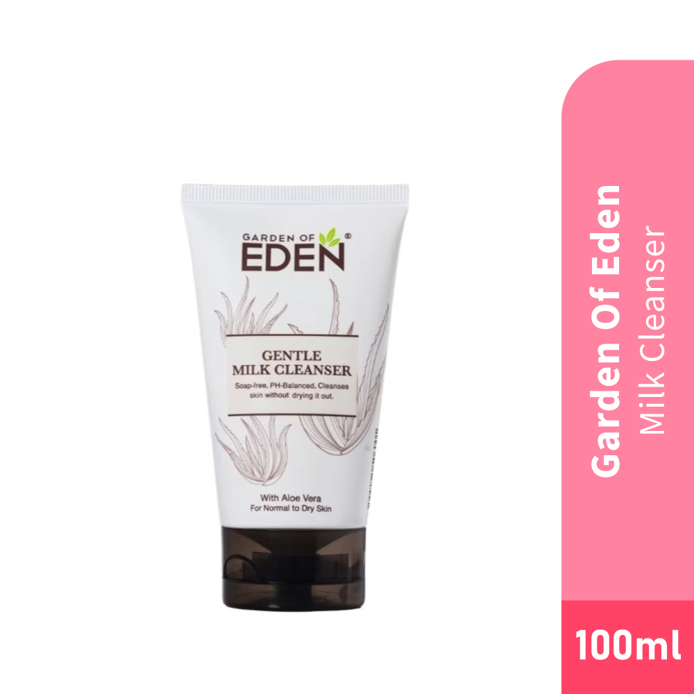 GARDEN OF EDEN Milk Cleanser 100ml- Skin Care, Cleanser, Facial Cleanser