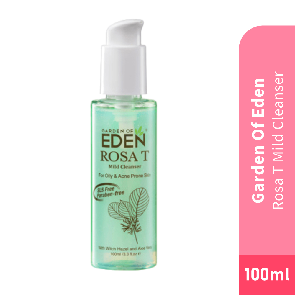 GARDEN OF EDEN Rosa T Mild Cleanser 100ml- Skin Care, Cleanser, Oily Skin Cleanser