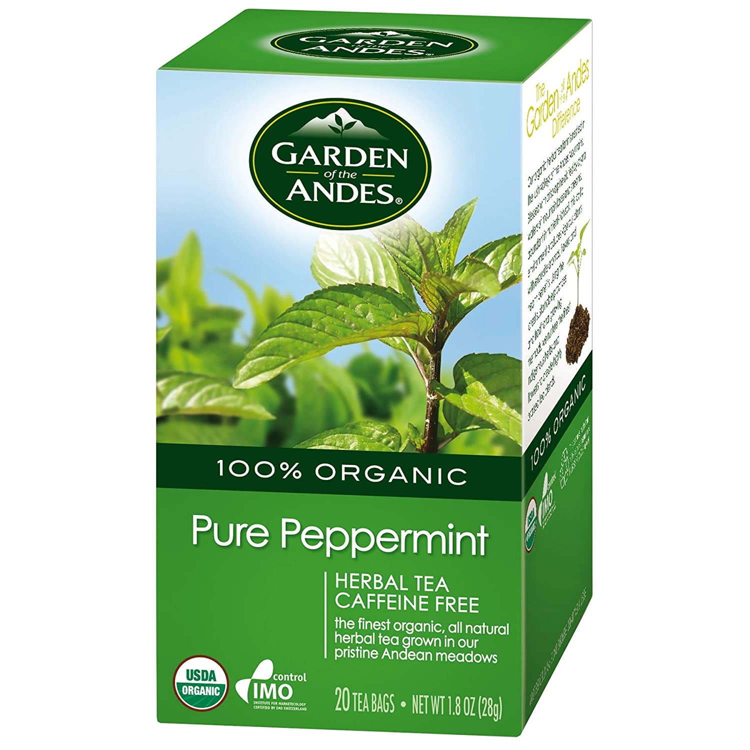 Garden of The Andes Organic Peppermint Tea 20 bags