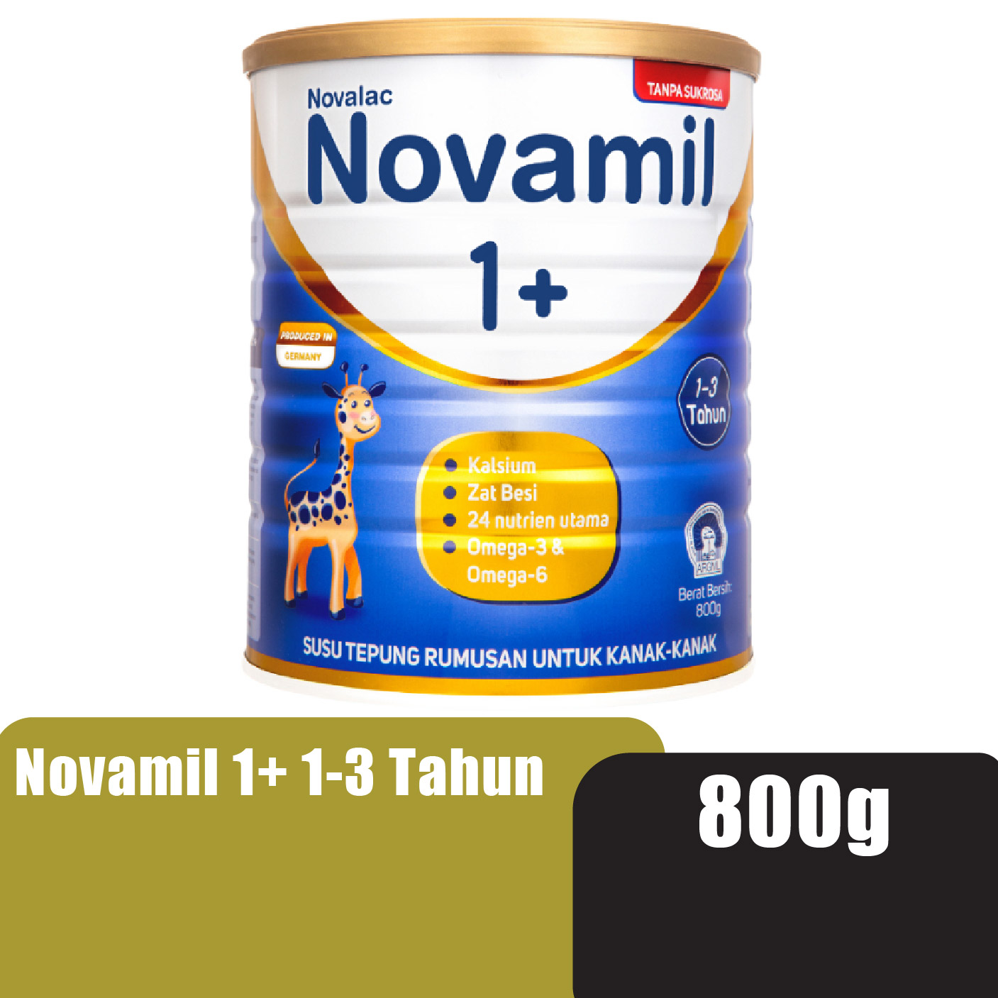 Novamil 1+ (1-3 Tahun) 800g
