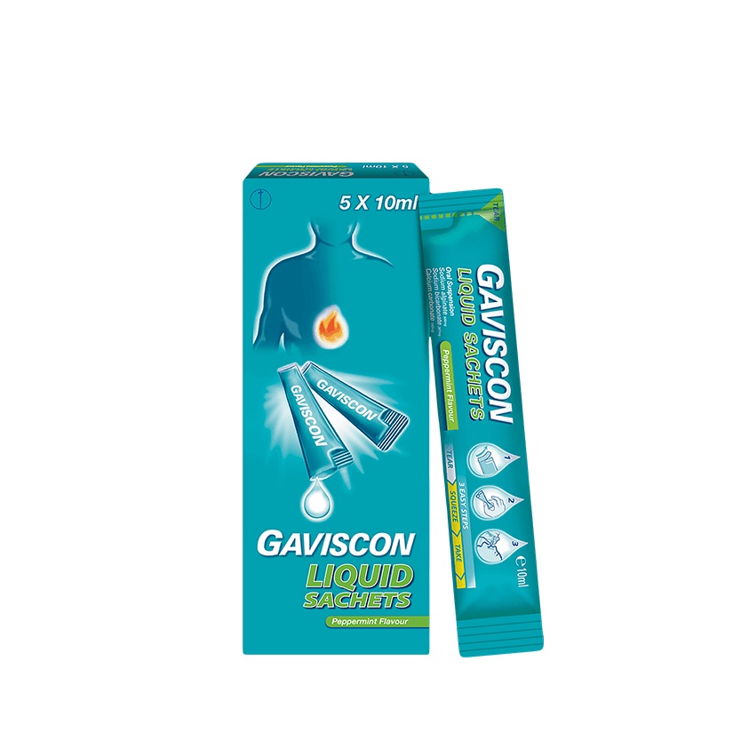 Gaviscon Liquid Sachets 5 X 10ML