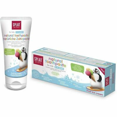 Splat Kids 2-6 Years - Fruit Ice Cream Flavour Toothpaste 50ml