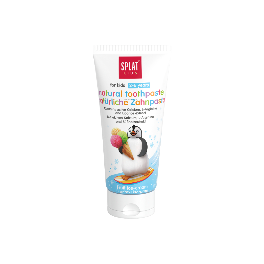 Splat Kids 2-6 Years - Fruit Ice Cream Flavour Toothpaste 50ml