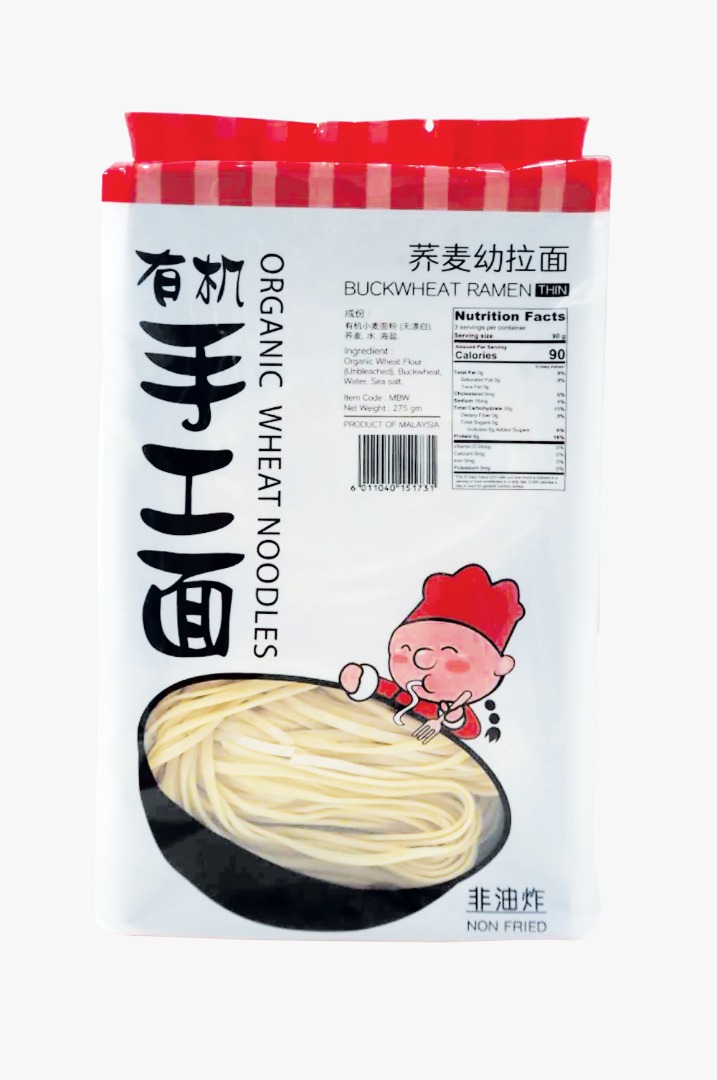 MHP-Miracle Food Noodles Buckwheat Ramen 275gm (Thin)