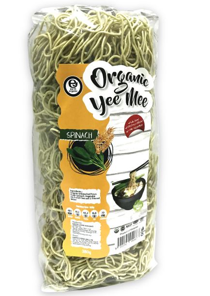 Earth Living Organic Noodles 380g (Yee Mee Spinach)