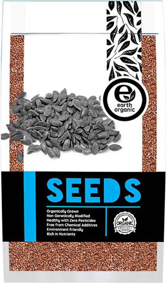 Earth Living Organic Seeds 250g (Brown Flaxseed)