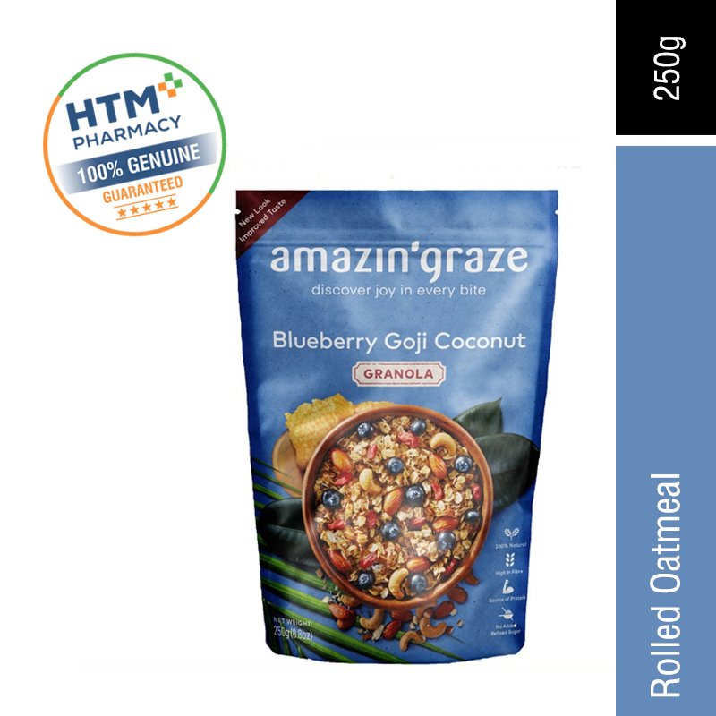 Amazin' Graze Granola 250G - Blueberry Jigo Coconut