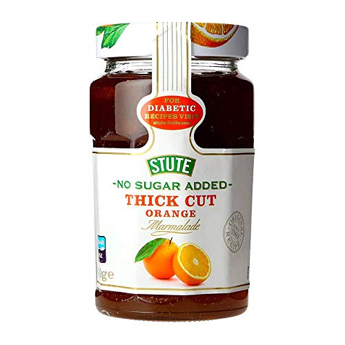 STUTE DIAB EXTRA JAM 430G - ORANGE (THICK CUT) MARMALADE