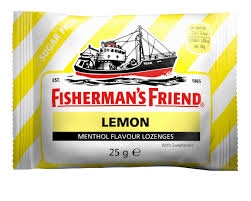 Fisherman Friend SUGAR FREE LEMON FLAVOURED LOZENGES 25G (Y)