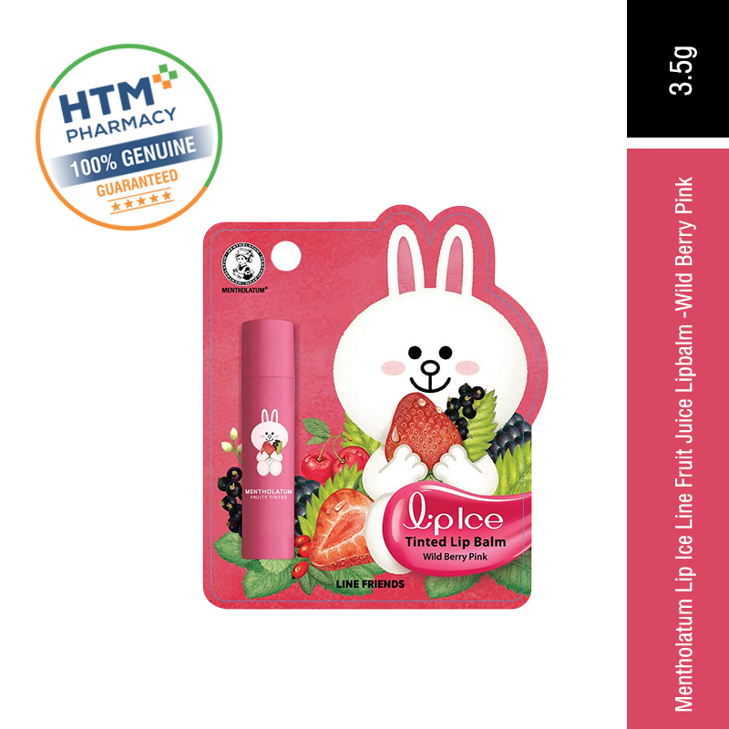 Lip Ice Line Fruit Lipbalm - Wild Berry Pink 3.5g