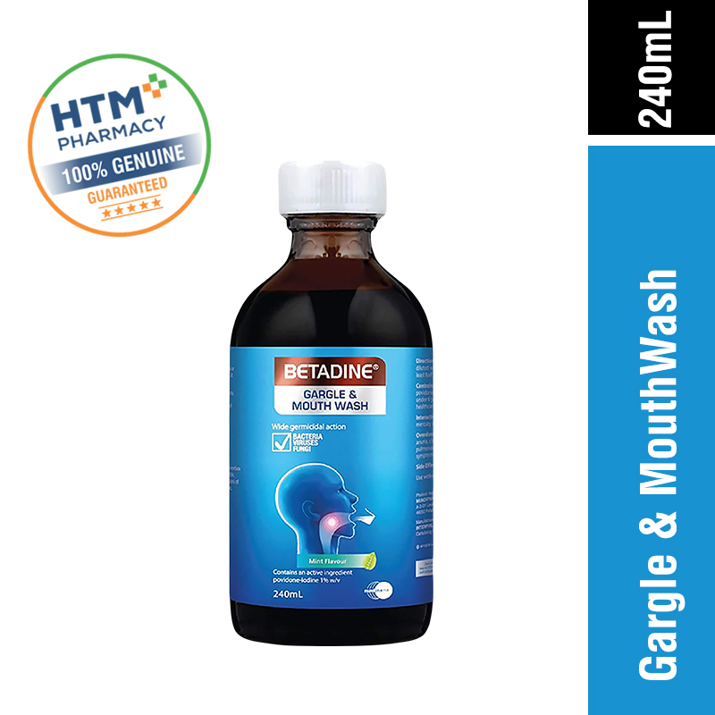 Betadine Gargle & Mouthwash 240ml