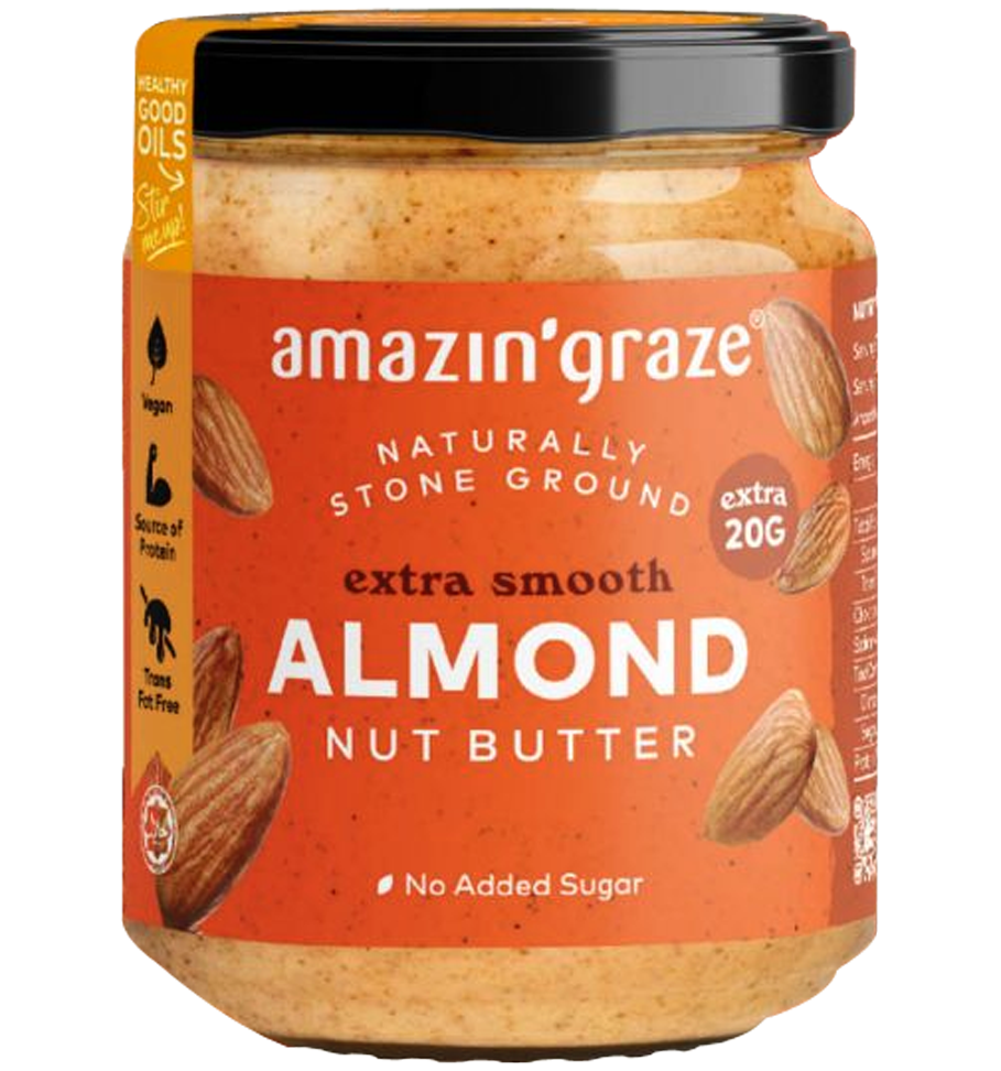 Amazin' Graze Jam All Natural Almond Butter 200g