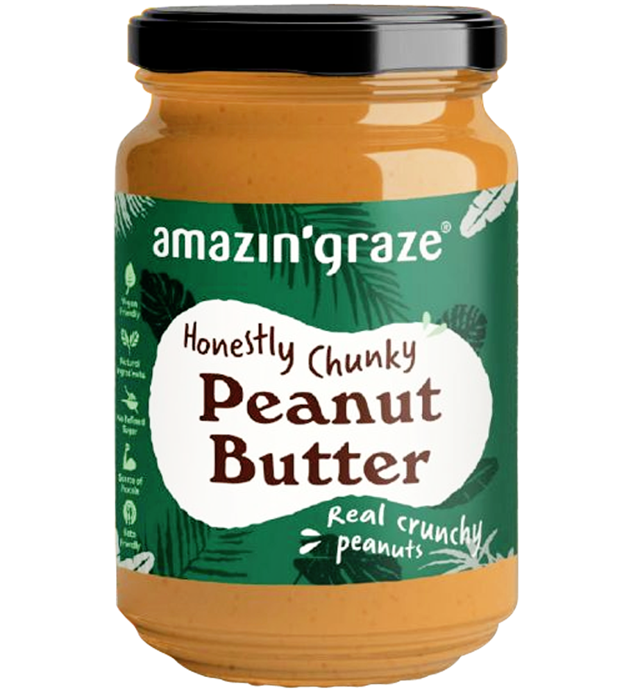 Amazin' Graze Jam Honestly Chunky Peanut Butter 350g