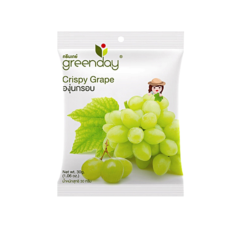 Greenday Snack 30g - Crispy Grape
