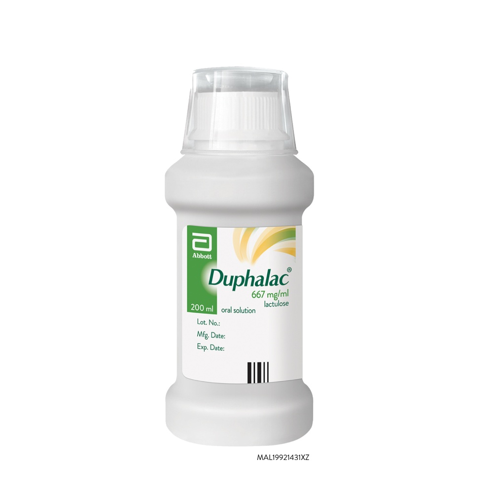 DUPHALAC Oral Solution 200ml with Lactulose for Constipation Relief, Digestive Health