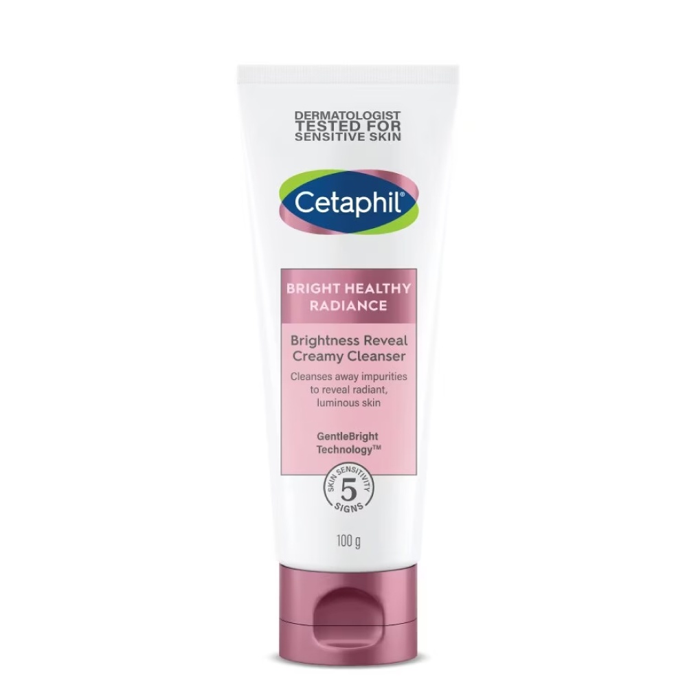 CETAPHIL Bright Healthy Radiance Reveal Creamy Cleanser 100g for Cetaphil Face Wash