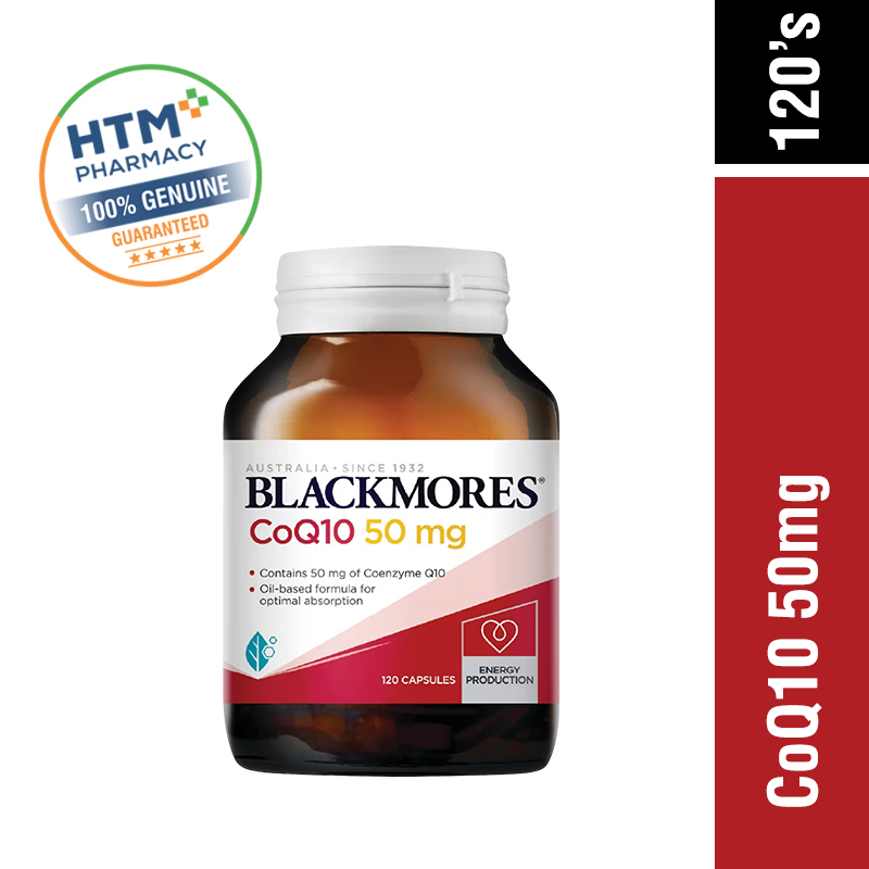 Blackmores CoQ10 50mg 120's (New)