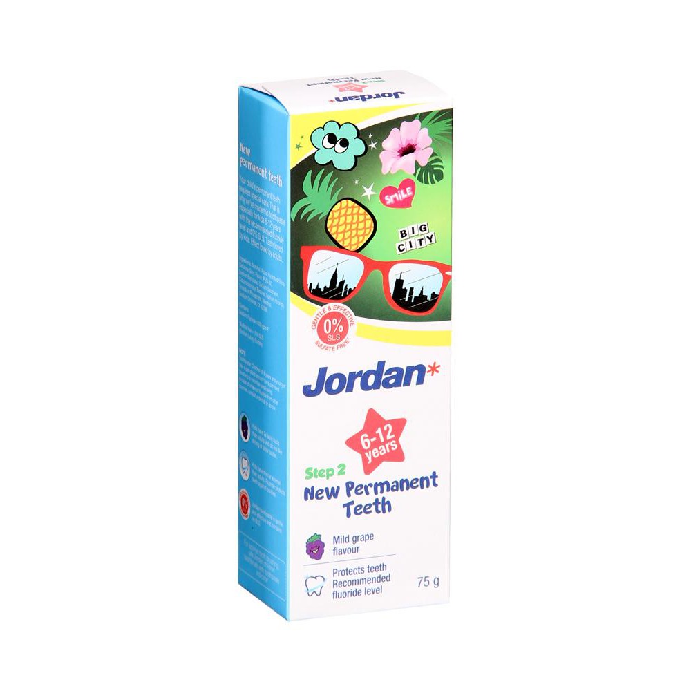 Jordan Toothpaste Step 2 (6-12Years) 75g