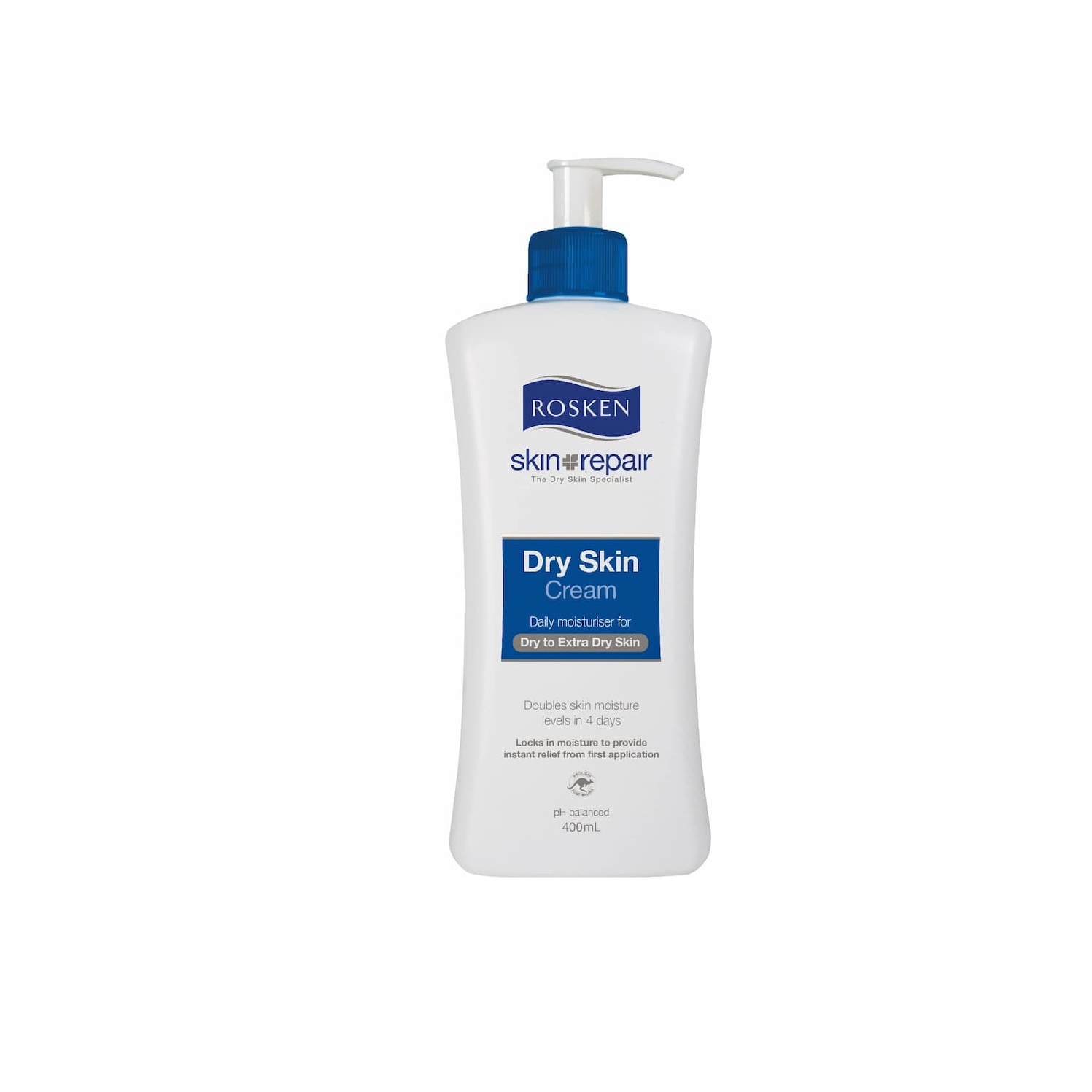 ROSKEN Dry & Sensitive Skin Hand Cream 400ml 皮膚 敏感 止癢护手霜 kulit kering krim tangan