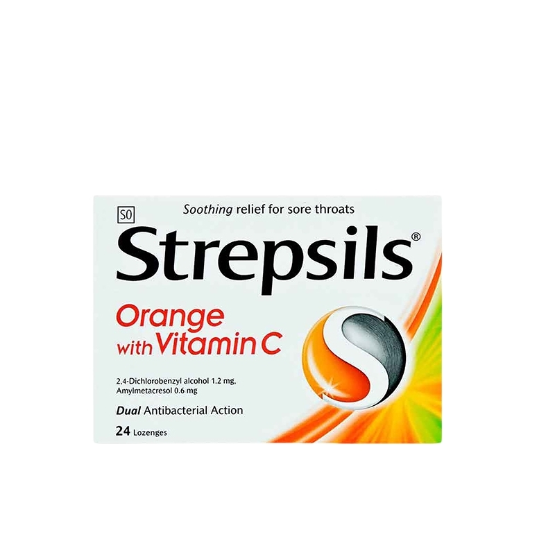 STREPSILS VITAMIN C-100 6 ANTISEPTIC LOZENGES