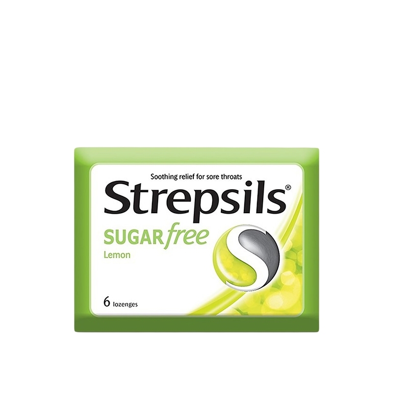 STREPSILS LEMON 6's (SUGAR FREE)