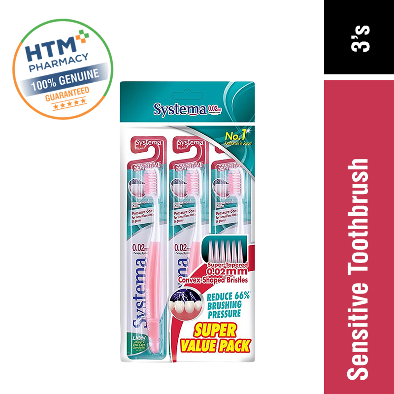 SYSTEMA TOOTHBRUSH SENSITIVE 3'S