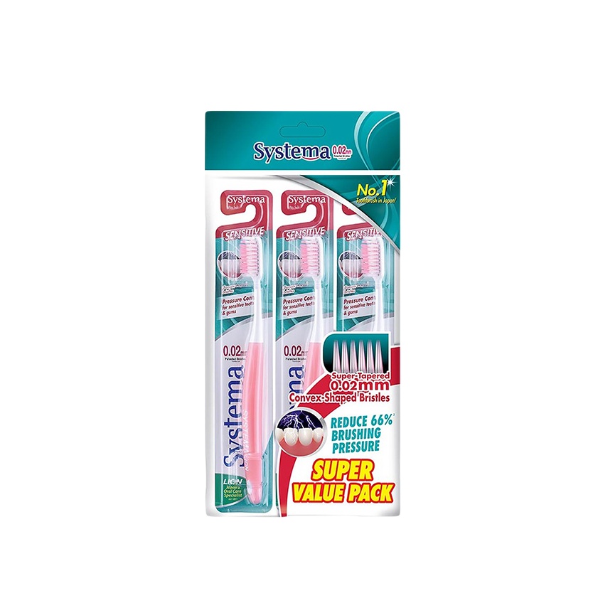 SYSTEMA TOOTHBRUSH SENSITIVE 3'S