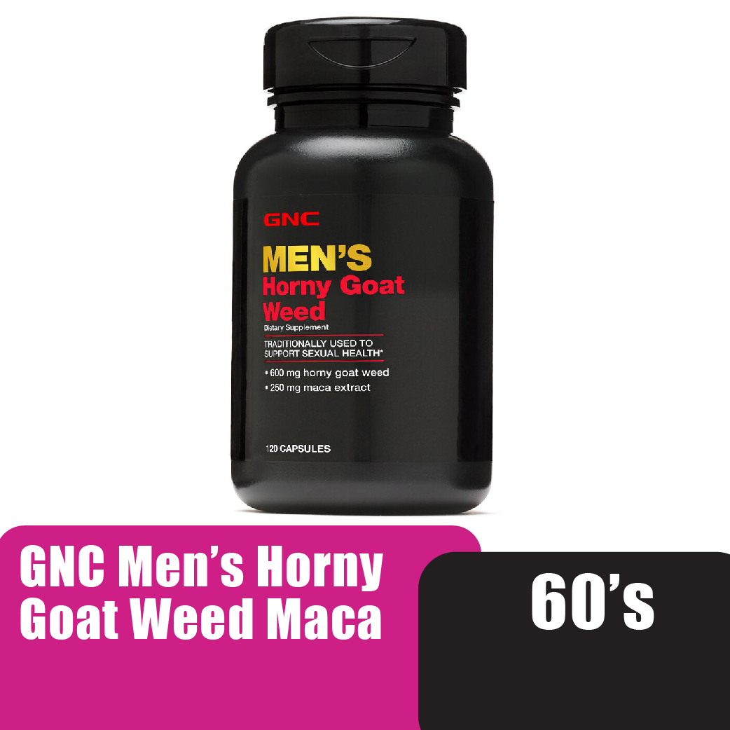 Gnc Men's Horny Goat Weed Maca 60'S