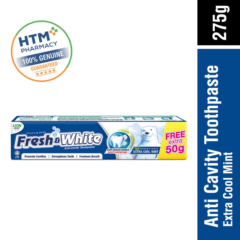 Fresh & White 225g Extra 50g - Extra Cool Mint