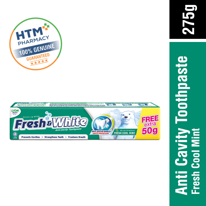 Fresh & White 225g Extra 50g - Fresh Cool Mint