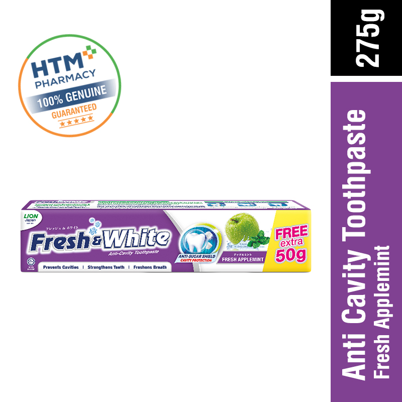 Fresh & White 225g Extra 50g - Applemint