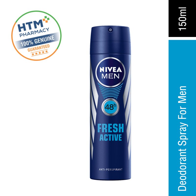 Nivea Deodorant Spray For Men 150ML - Fresh Active (81600)