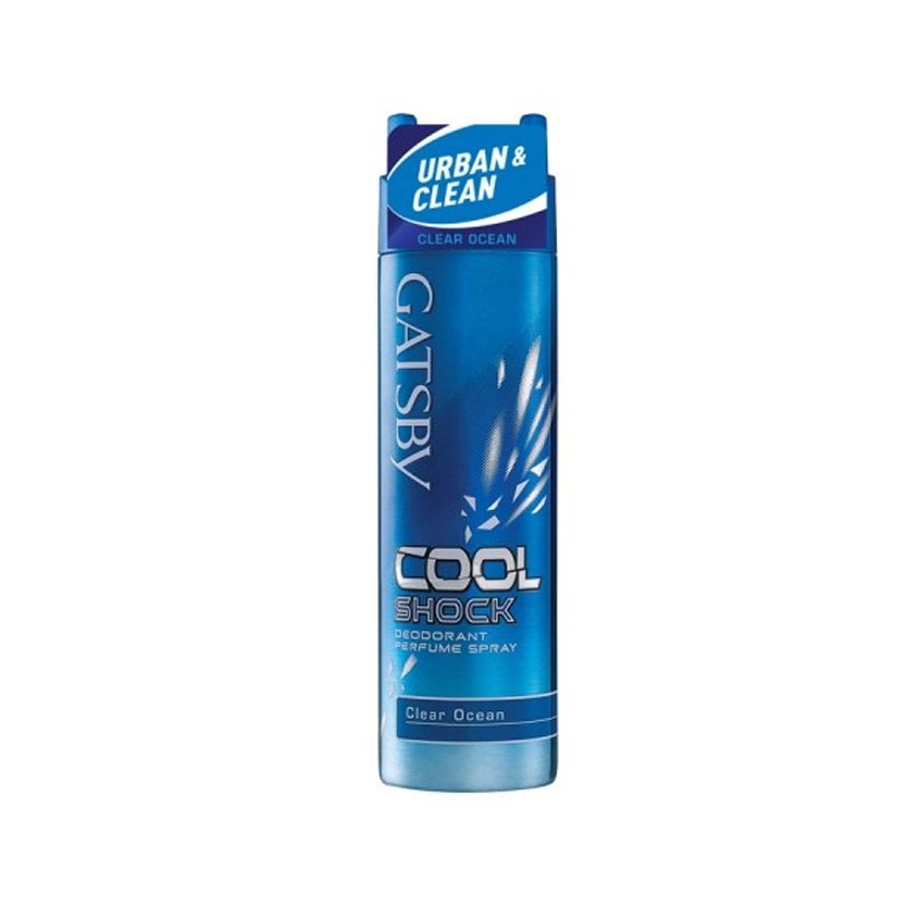 GATSBY DEODORANT SPRAY 175ML - CLEAR OCEAN