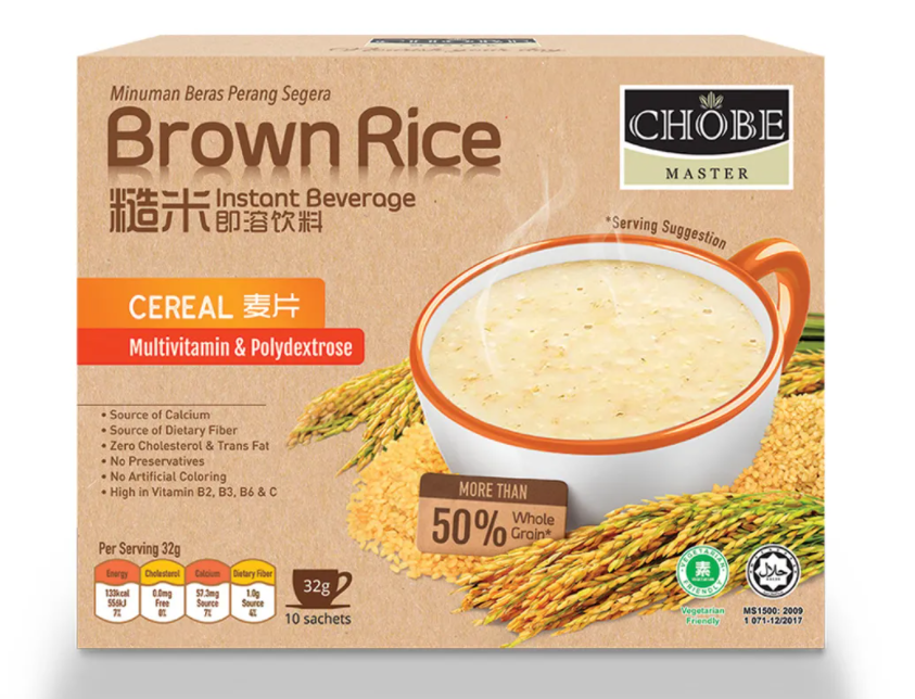 Chobe Brown Rice Instant Beverage 32g x 10's - Cereal
