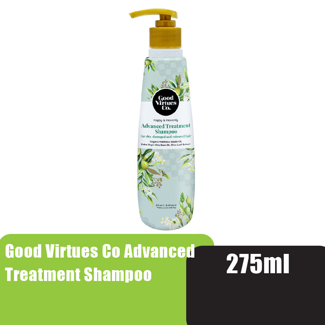 Good Virtues Co Advanced Treatment Shampoo for Dry, Damaged & Coloured Hair 275ml