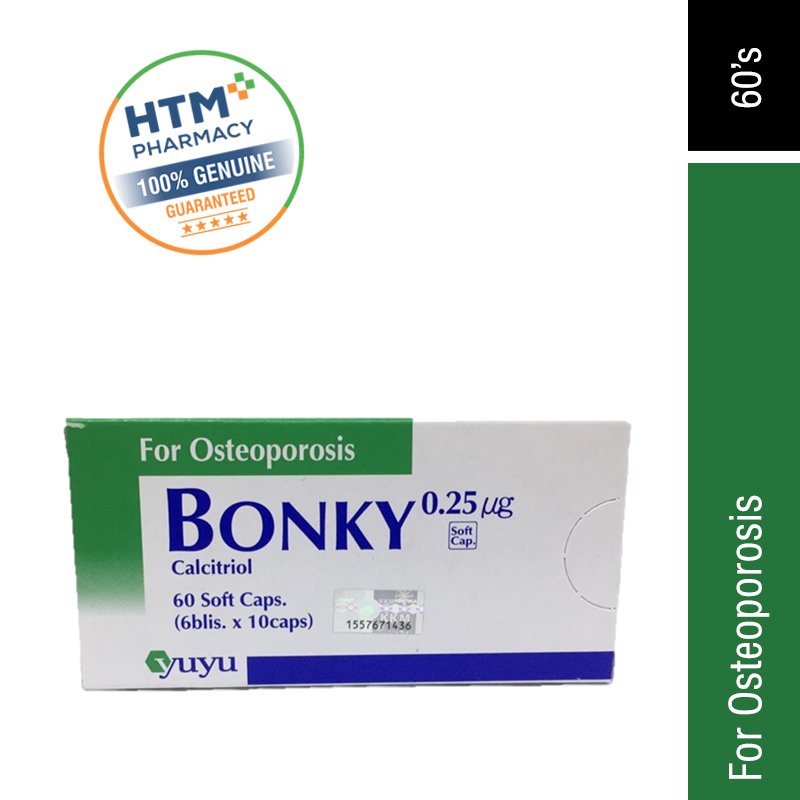 BONKY SOFT 0.25MCG  60's