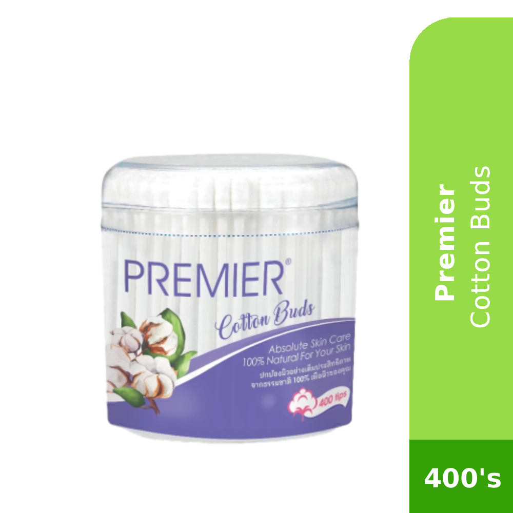 PREMIER Cotton Buds 400's, Ear Cotton Buds, 个人护理棉签, 棉棒