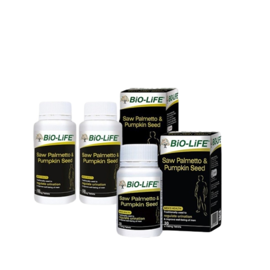 Bio-Life Saw Palmetto & Pumpkin Seed 2 x 100'S + 30'S