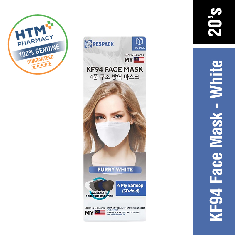 Respack KF94 Face Mask 20's - White