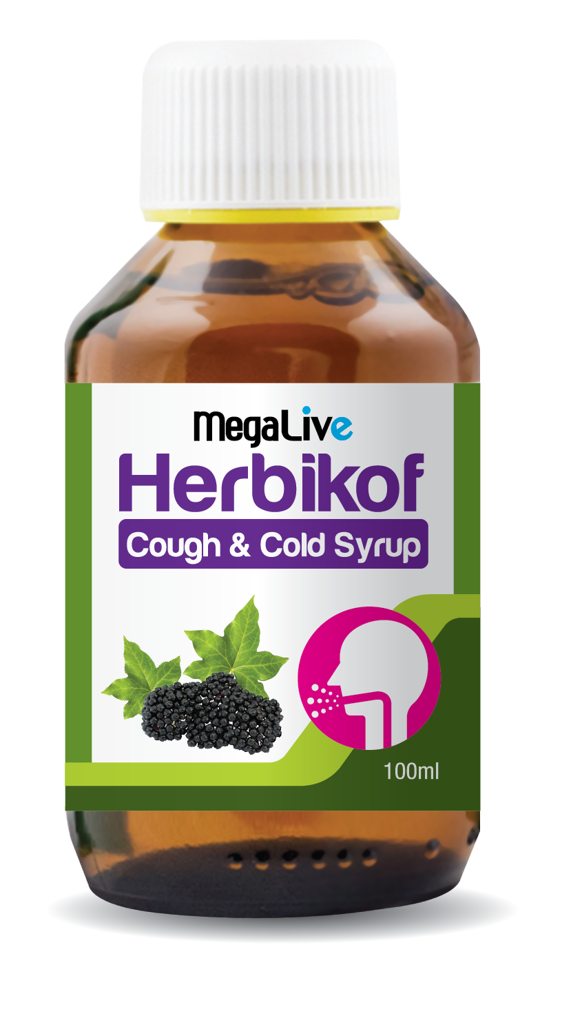 Megalive Herbikof Cough & Cold Syrup 100ml