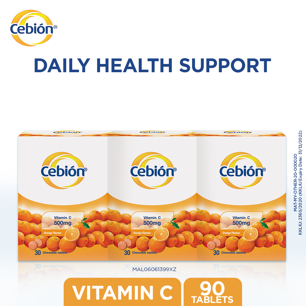 Cebion Vitamin C Chewable 3X30'S
