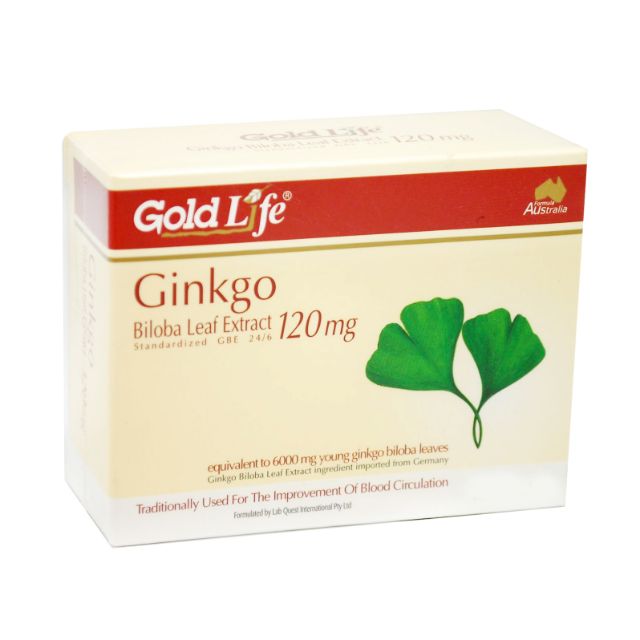 Gold Life Ginkgo Biloba 120MG 120'S