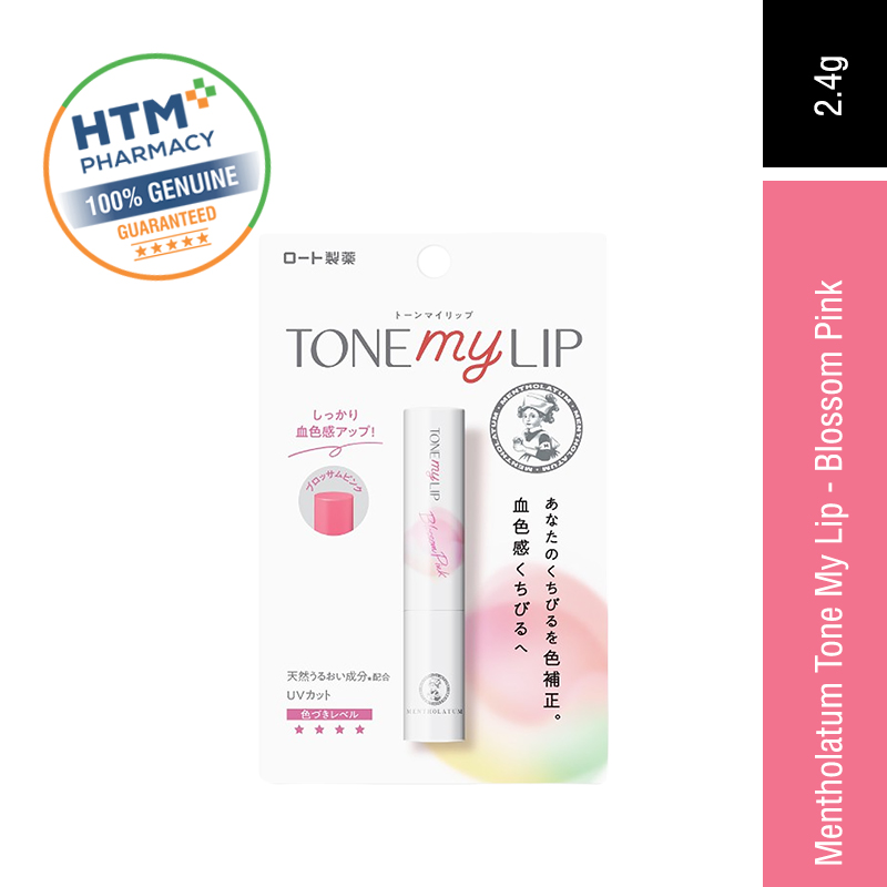 Mentholatum Tone My Lip 2.4g - Blossom Pink
