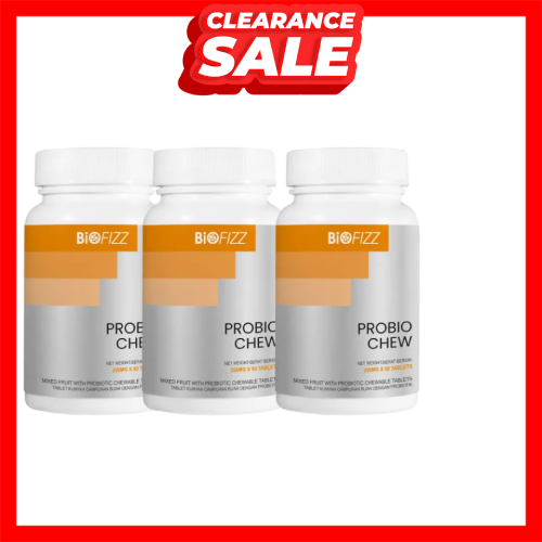 [CLR] BIOFIZZ Probio Chew 90'S X 3 (EXP: 1/11/26)