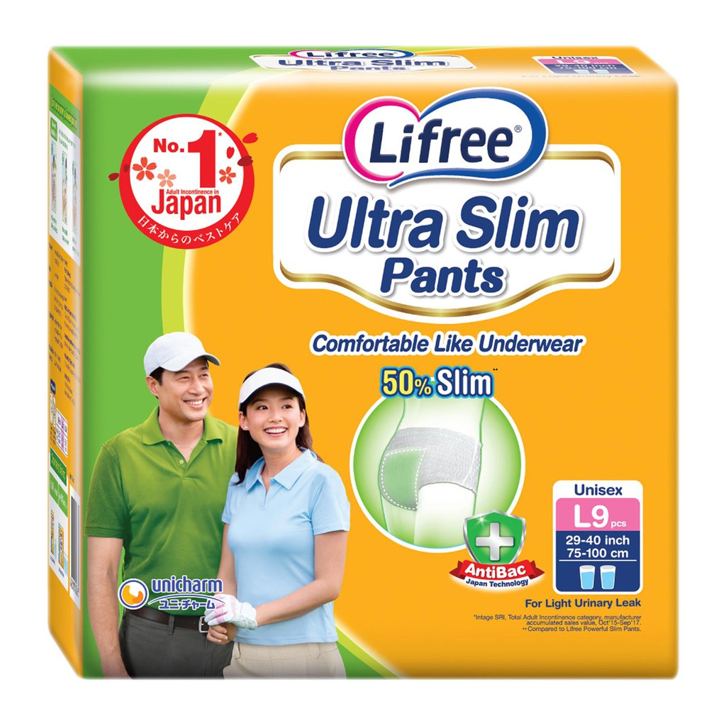 Lifree Ultra Slim Pants L 9's