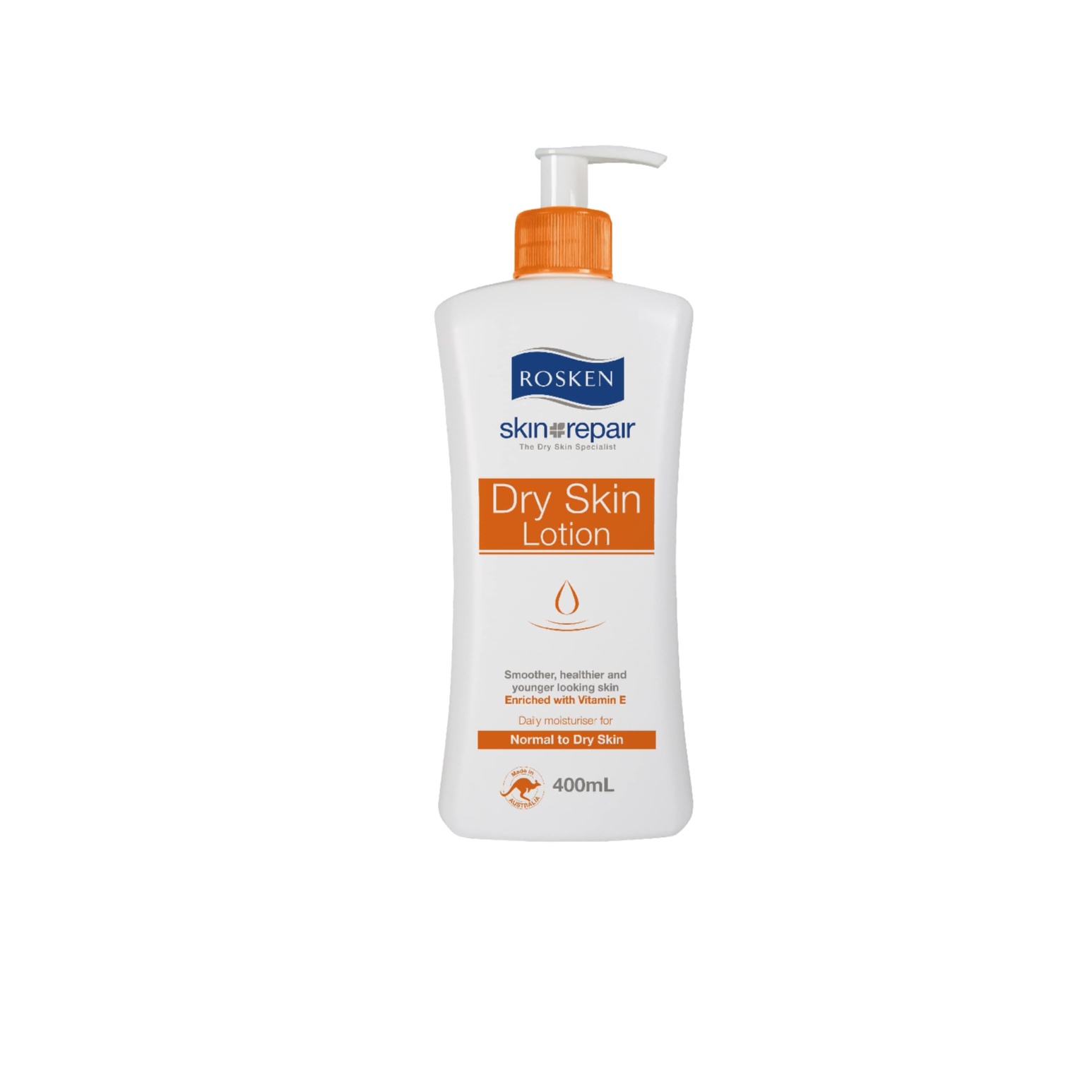ROSKEN Dry & Sensitive Skin Body & hand Lotion 400ml losyen kulit kering badan & tangan 皮膚 敏感 止癢身体乳
