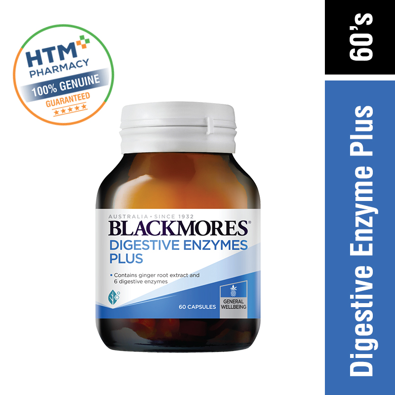 Blackmores Digestive Enzymes Plus 60's (New)