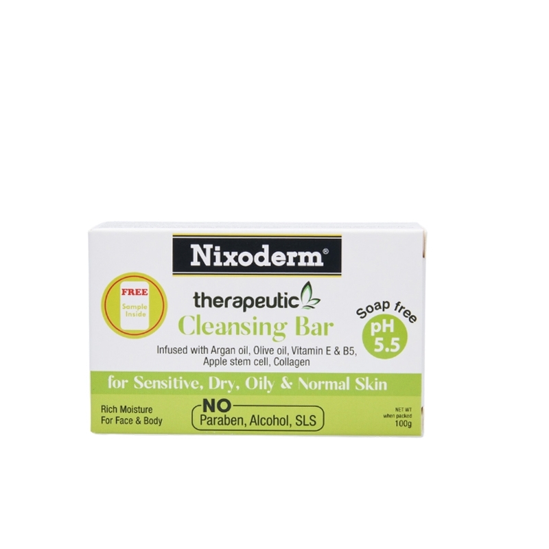 Nixoderm pH5.5 Cleansing Bar Soap 100g